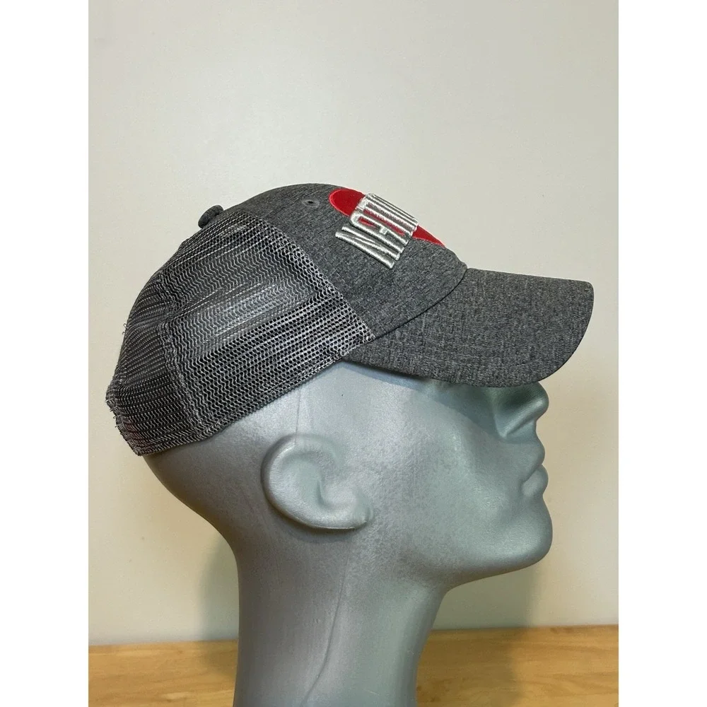 Women's Washington‎ Nationals New Era Graphite Snapped Love 9TWENTY Adjustable